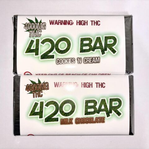 4000mg THC 420 Chocolate Bars